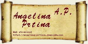 Angelina Prtina vizit kartica